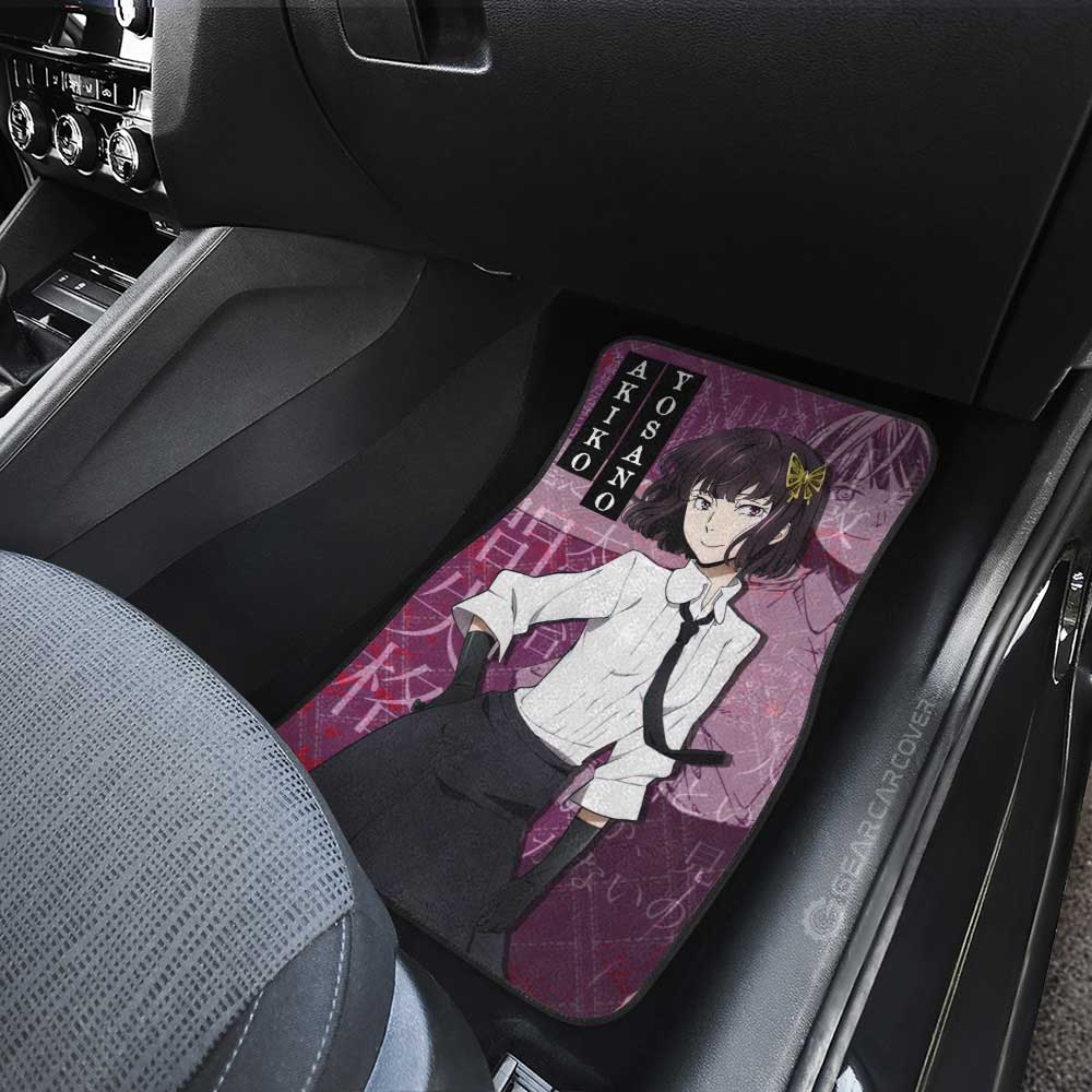 Akiko Yosano Car Floor Mats Custom Car Accessories - Gearcarcover - 4