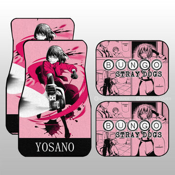 Akiko Yosano Car Floor Mats Custom Car Accessories - Gearcarcover - 1