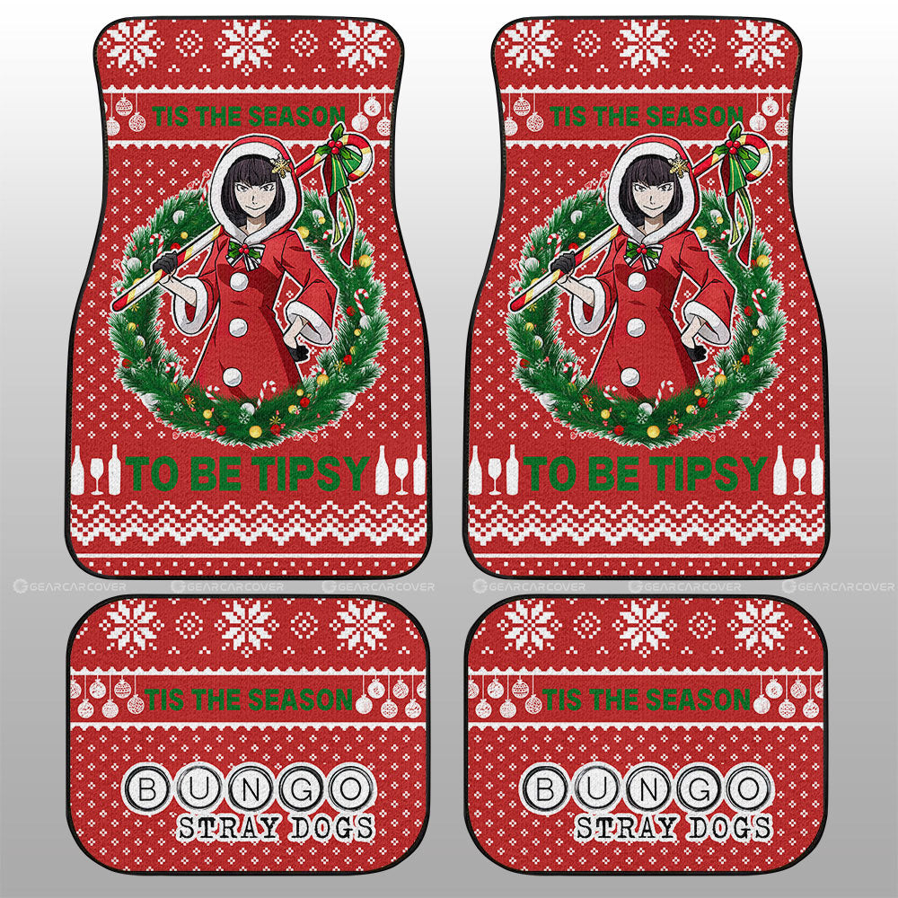 Akiko Yosano Car Floor Mats Custom Car Accessories - Gearcarcover - 1