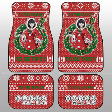 Akiko Yosano Car Floor Mats Custom Car Accessories - Gearcarcover - 1