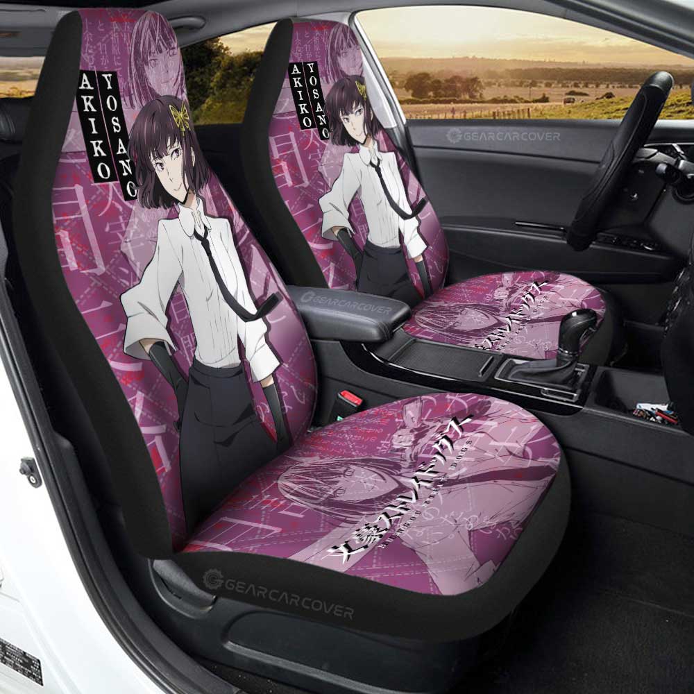 Akiko Yosano Car Seat Covers Custom Car Accessories - Gearcarcover - 3