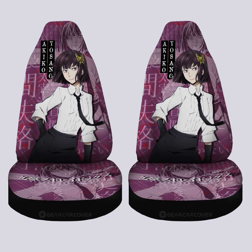 Akiko Yosano Car Seat Covers Custom Car Accessories - Gearcarcover - 1