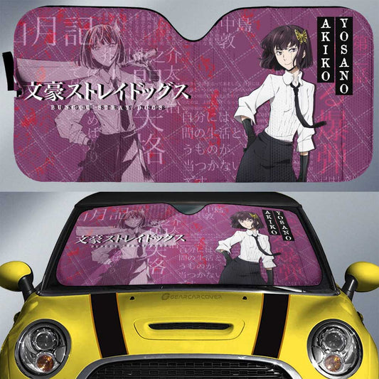 Akiko Yosano Car Sunshade Custom Car Interior Accessories - Gearcarcover - 1
