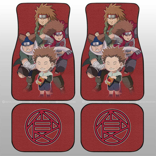 Akimichi Chouji Car Floor Mats Custom Anime Car Accessories For Fans - Gearcarcover - 2