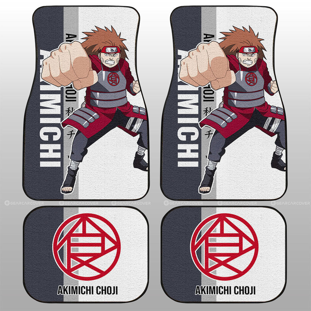 Akimichi Chouji Car Floor Mats Custom Anime Car Accessories - Gearcarcover - 2