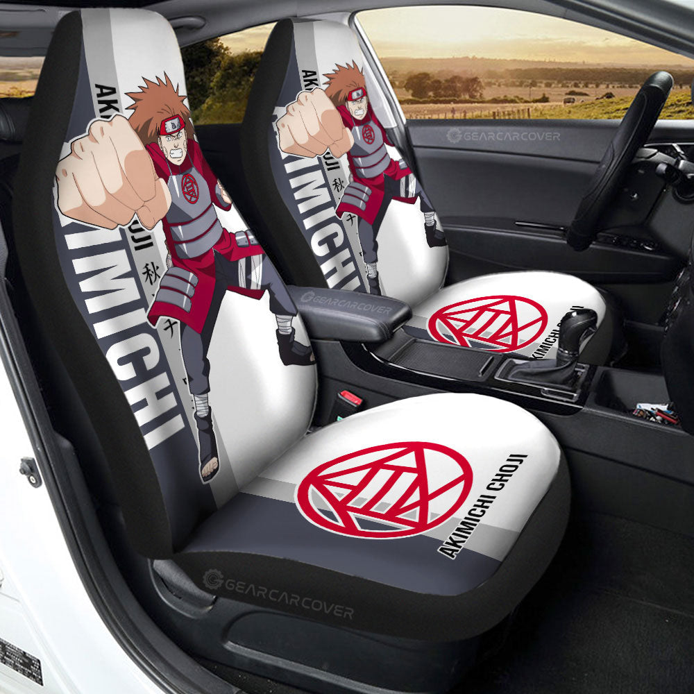 Akimichi Chouji Car Seat Covers Custom Anime Car Accessories - Gearcarcover - 1