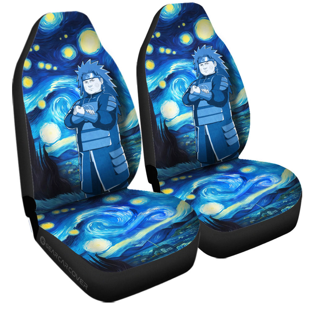 Akimichi Chouji Car Seat Covers Custom Starry Night Styles - Gearcarcover - 3