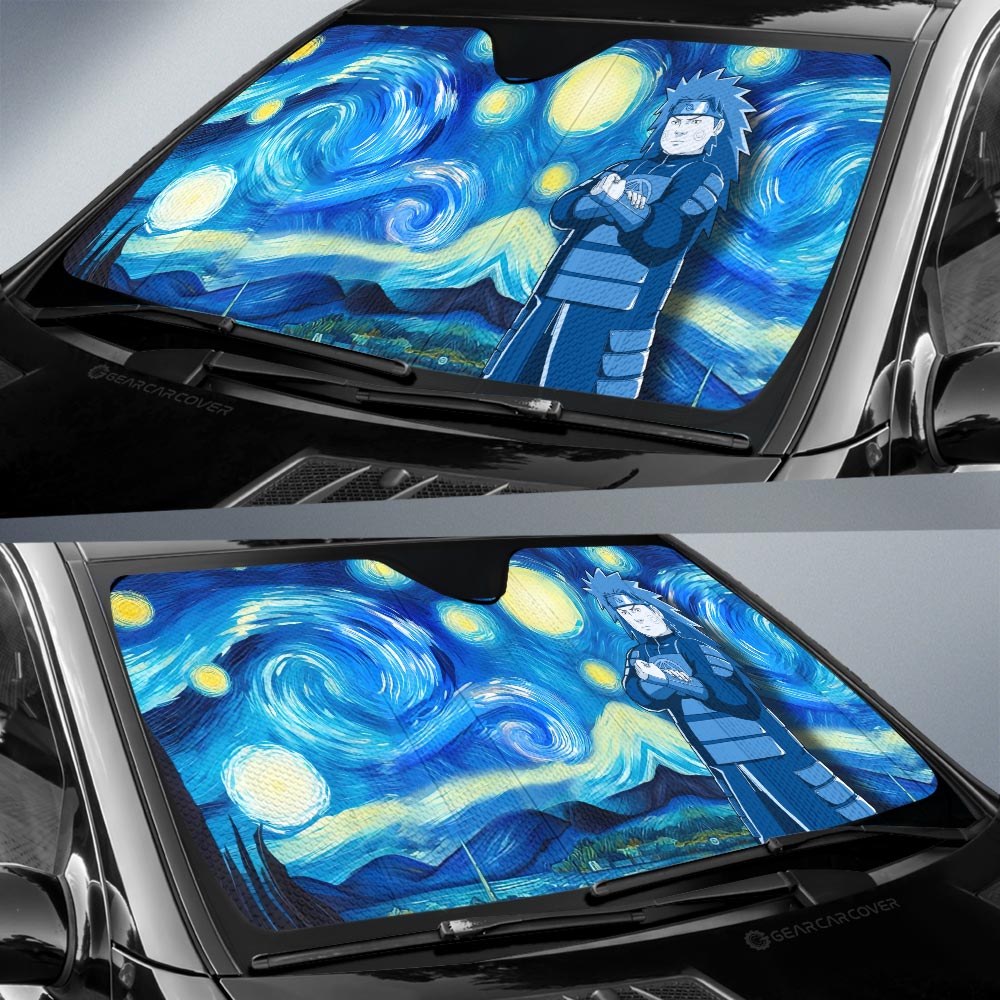 Akimichi Chouji Car Sunshade Custom Starry Night Styles - Gearcarcover - 2