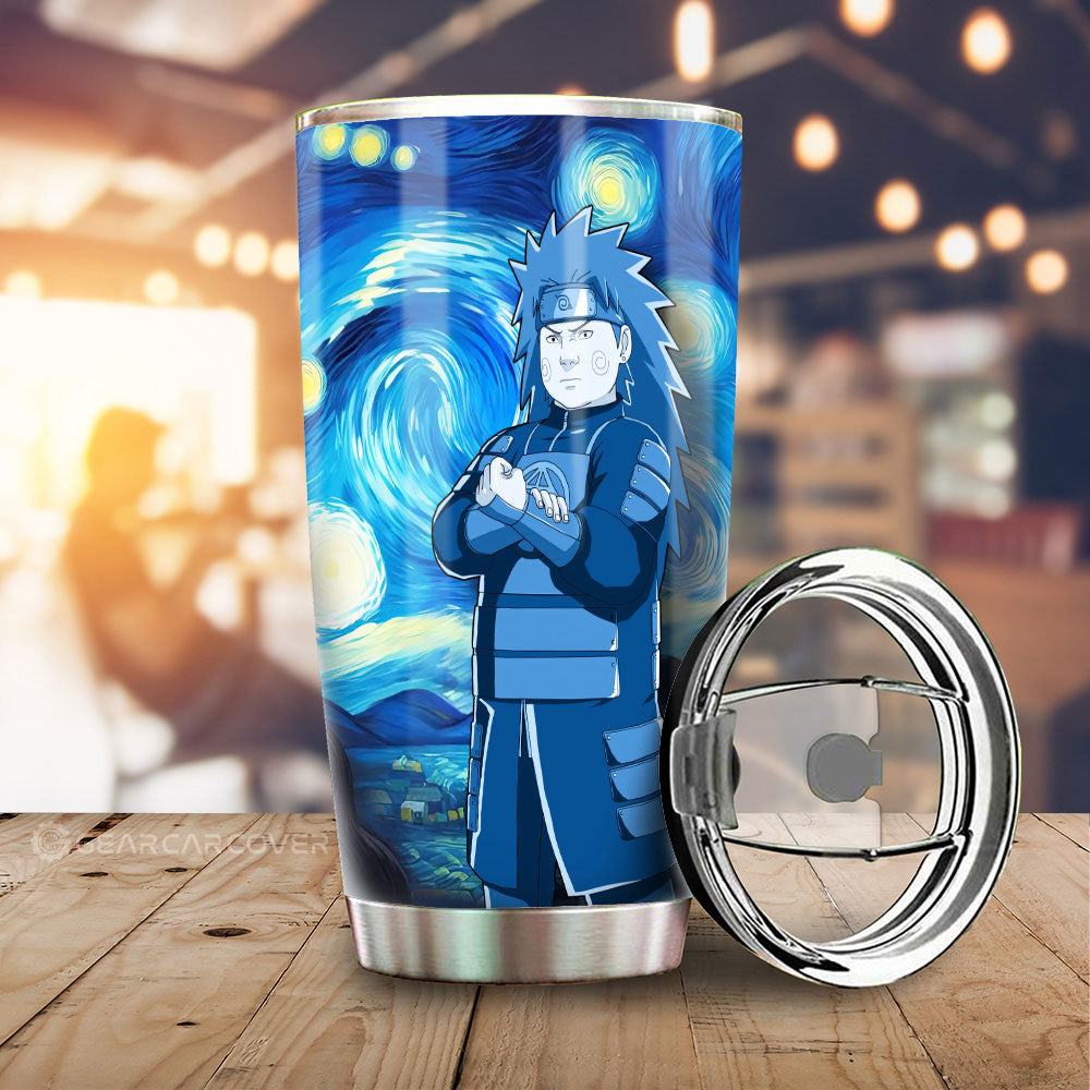 Akimichi Chouji Tumbler Cup Custom Starry Night Styles - Gearcarcover - 1