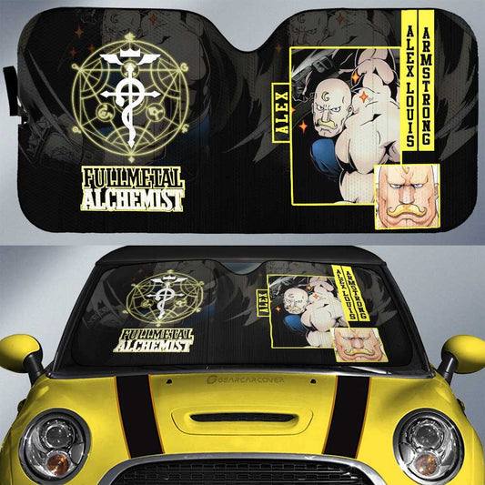 Alex Louis Armstrong Car Sunshade Custom - Gearcarcover - 1