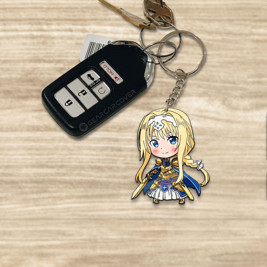 Alice Zuberg Keychain Custom Car Accessories - Gearcarcover - 1