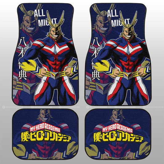 All Might Car Floor Mats Custom Car Accessories For Fans - Gearcarcover - 2