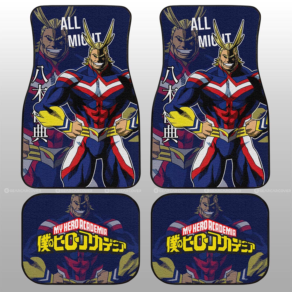 All Might Car Floor Mats Custom Car Accessories For Fans - Gearcarcover - 2