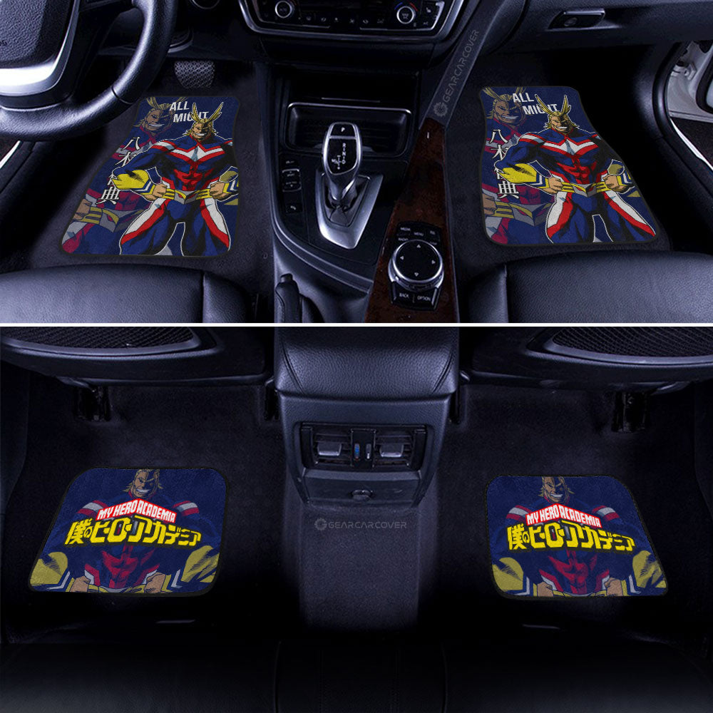 All Might Car Floor Mats Custom Car Accessories For Fans - Gearcarcover - 3