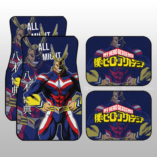 All Might Car Floor Mats Custom Car Accessories For Fans - Gearcarcover - 1