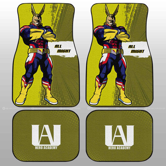 All Might Car Floor Mats Custom For Fans - Gearcarcover - 2
