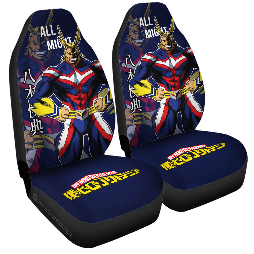 All Might Car Seat Covers Custom Car Accessories For Fans - Gearcarcover - 3