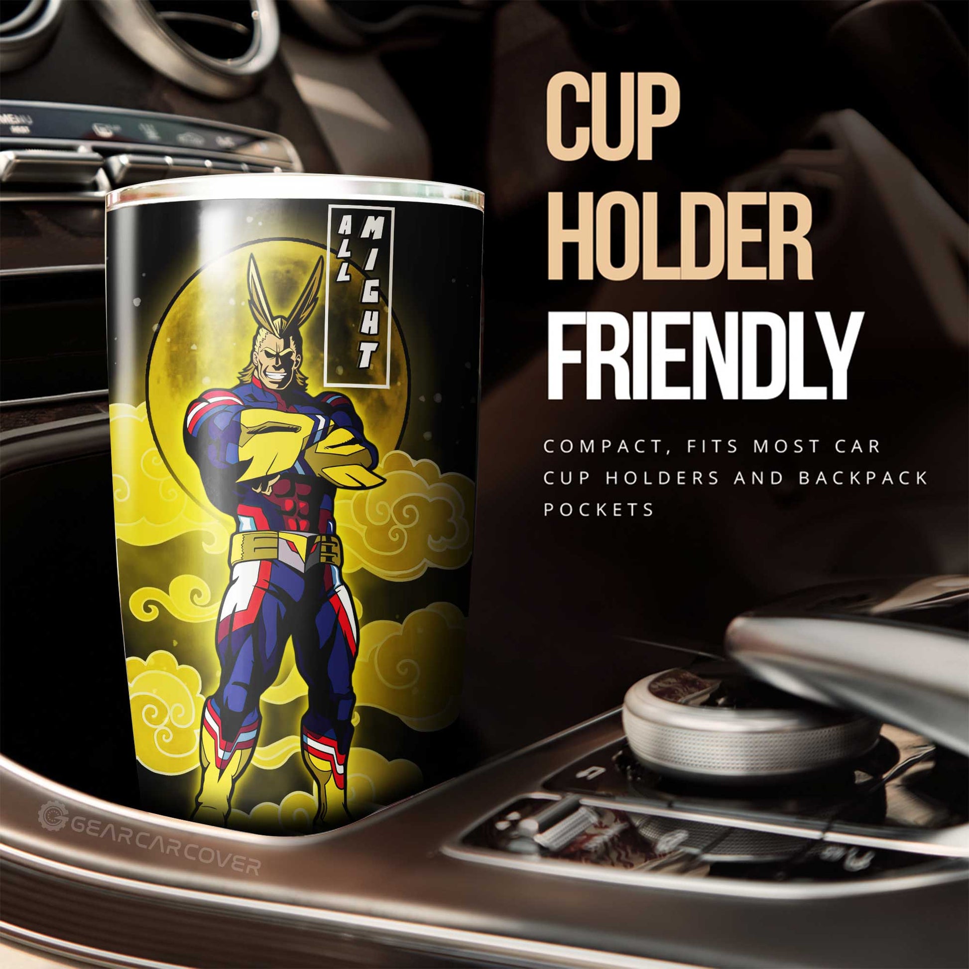 All Might Tumbler Cup Custom Car Interior Accessories - Gearcarcover - 2