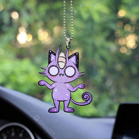 Alola Meowth Ornament Custom Anime Car Accessories - Gearcarcover - 2