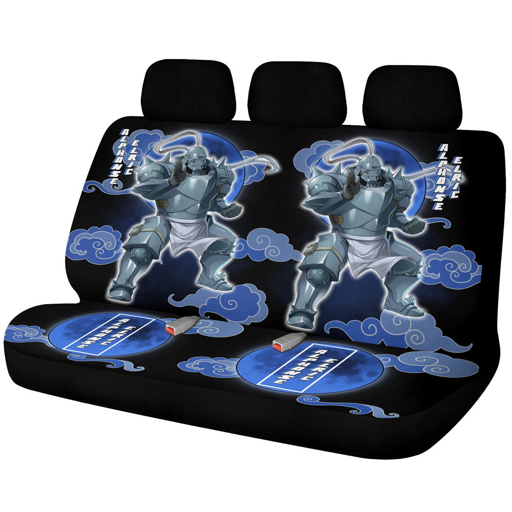 Alphonse Elric Car Back Seat Covers Custom Car Accessories - Gearcarcover - 1