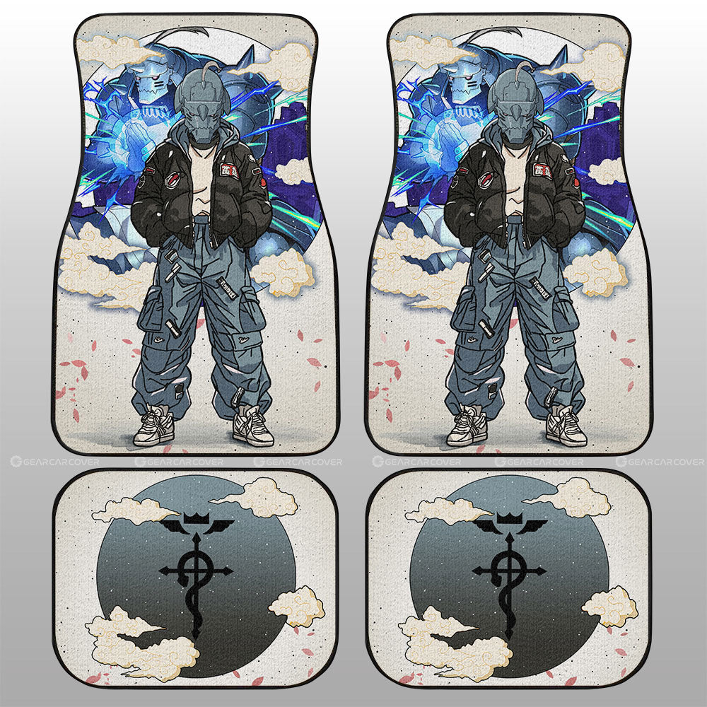Alphonse Elric Car Floor Mats Anime Collection - Gearcarcover - 1
