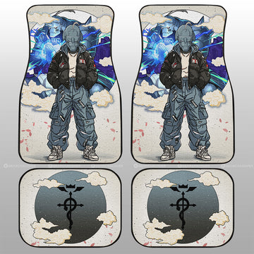 Alphonse Elric Car Floor Mats Anime Collection - Gearcarcover - 1