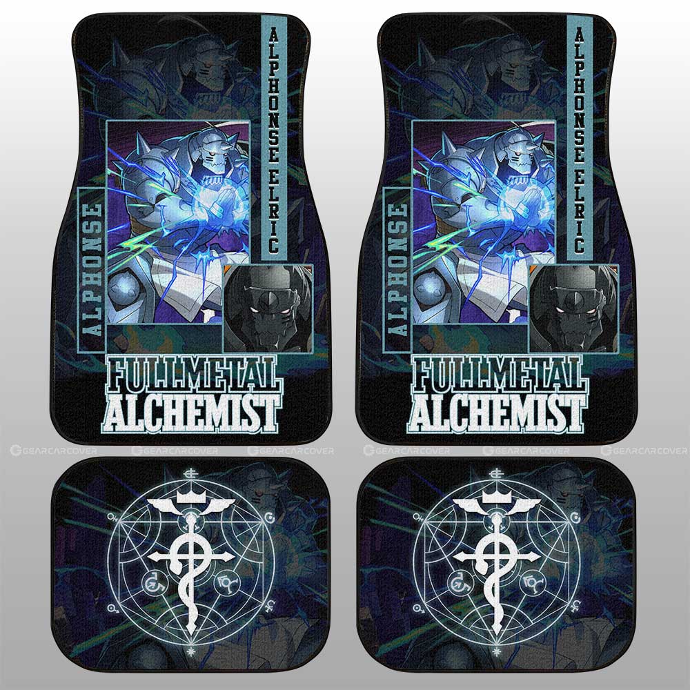 Alphonse Elric Car Floor Mats Custom Fullmetal Alchemist Anime - Gearcarcover - 2