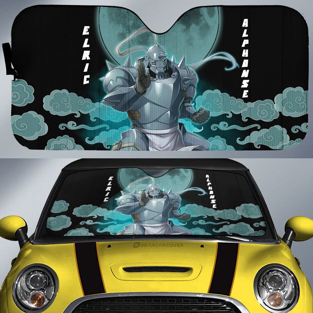 Alphonse Elric Car Sunshade Custom Car Accessories - Gearcarcover - 1