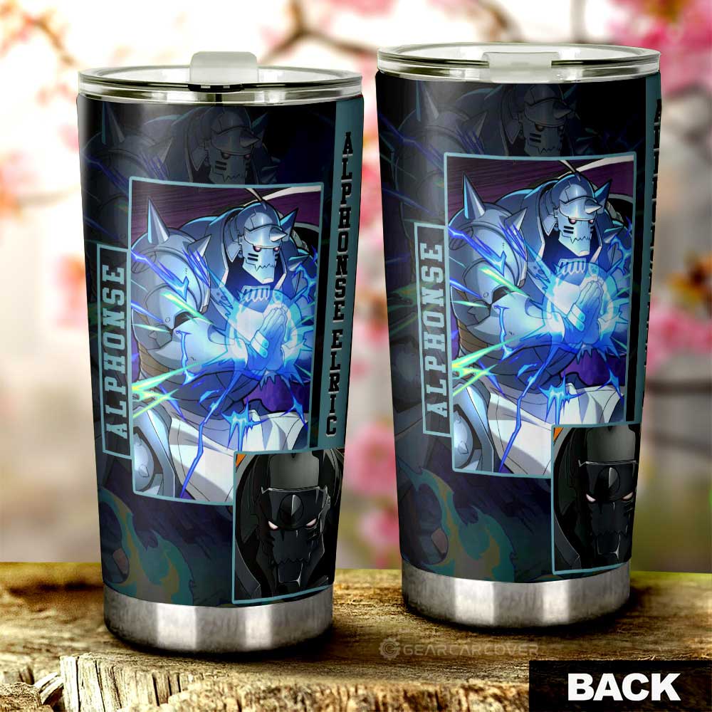 Alphonse Elric Tumbler Cup Custom - Gearcarcover - 3
