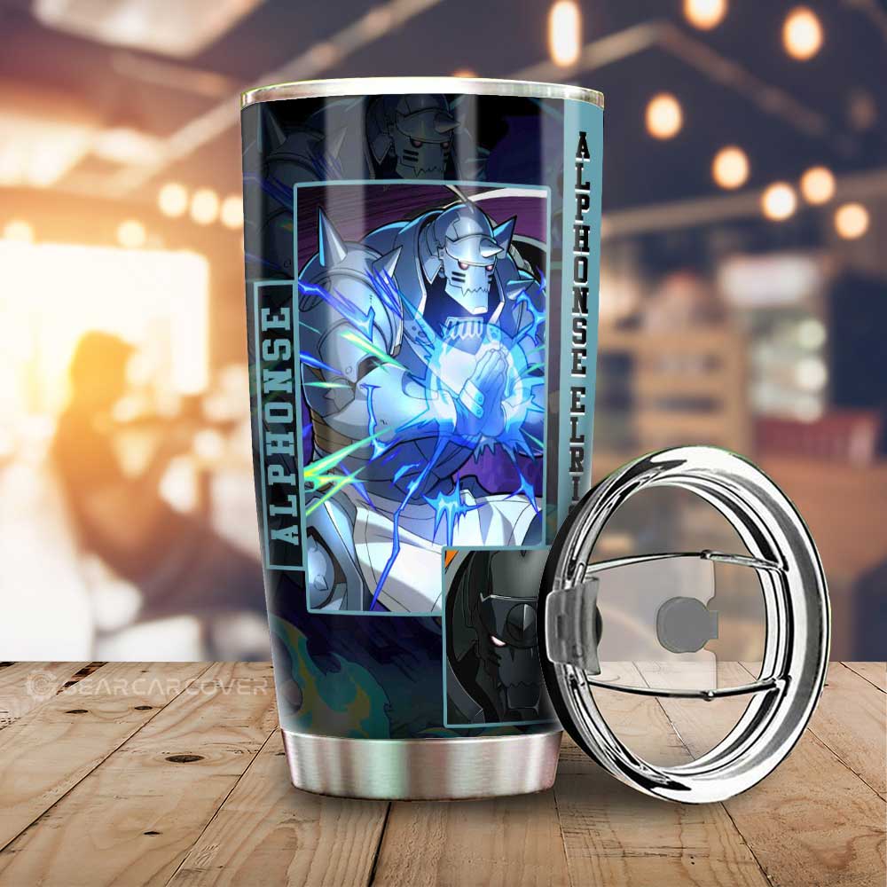 Alphonse Elric Tumbler Cup Custom - Gearcarcover - 1