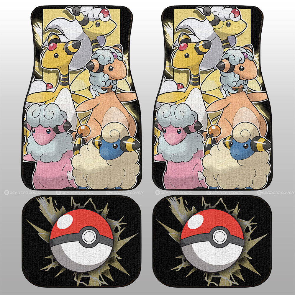 Ampharos Car Floor Mats Custom Car Accessories For Fans - Gearcarcover - 1