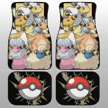 Ampharos Car Floor Mats Custom Car Accessories For Fans - Gearcarcover - 1