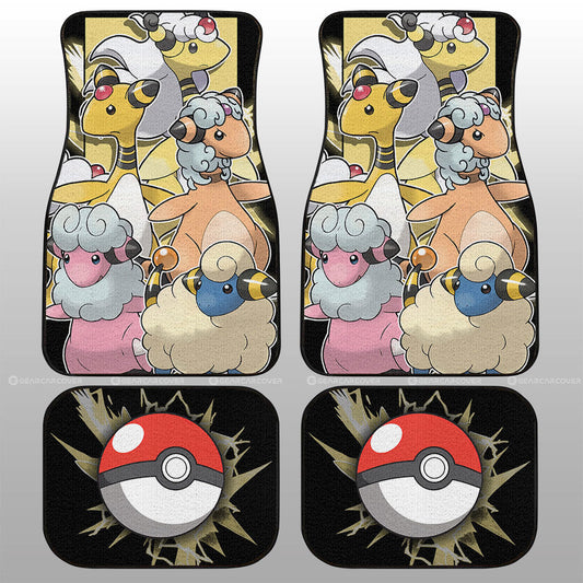 Ampharos Car Floor Mats Custom Car Accessories For Fans - Gearcarcover - 1