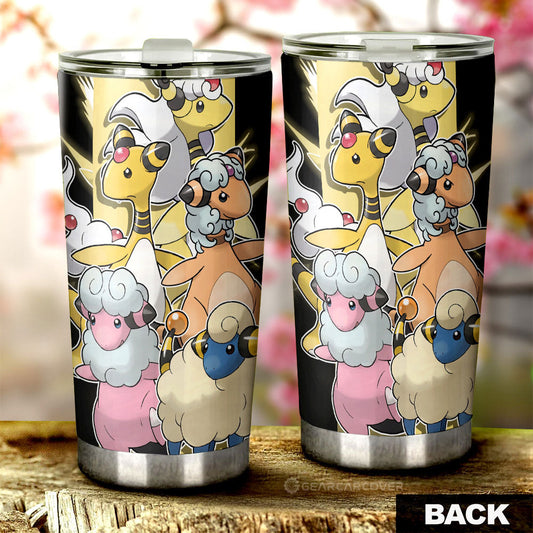 Ampharos Tumbler Cup Custom Car Accessories For Fans - Gearcarcover - 2