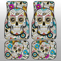 Anaheim Ducks Car Floor Mats Custom Sugar Skull Car Accessories - Gearcarcover - 1
