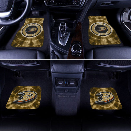 Anaheim Ducks Car Floor Mats Custom Tie Dye Car Accessories - Gearcarcover - 2