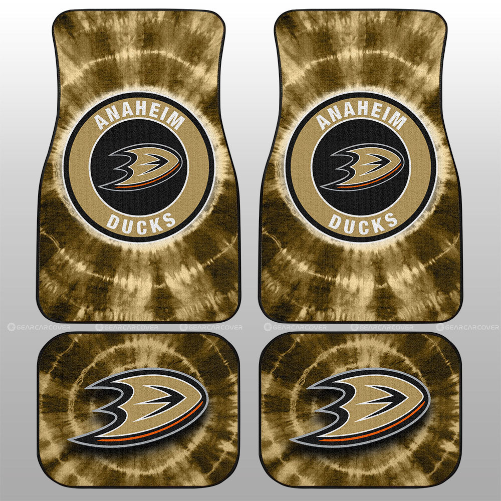 Anaheim Ducks Car Floor Mats Custom Tie Dye Car Accessories - Gearcarcover - 1