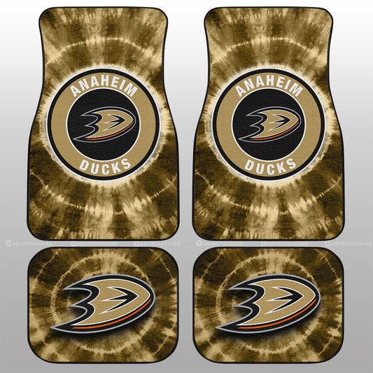 Anaheim Ducks Car Floor Mats Custom Tie Dye Car Accessories - Gearcarcover - 1