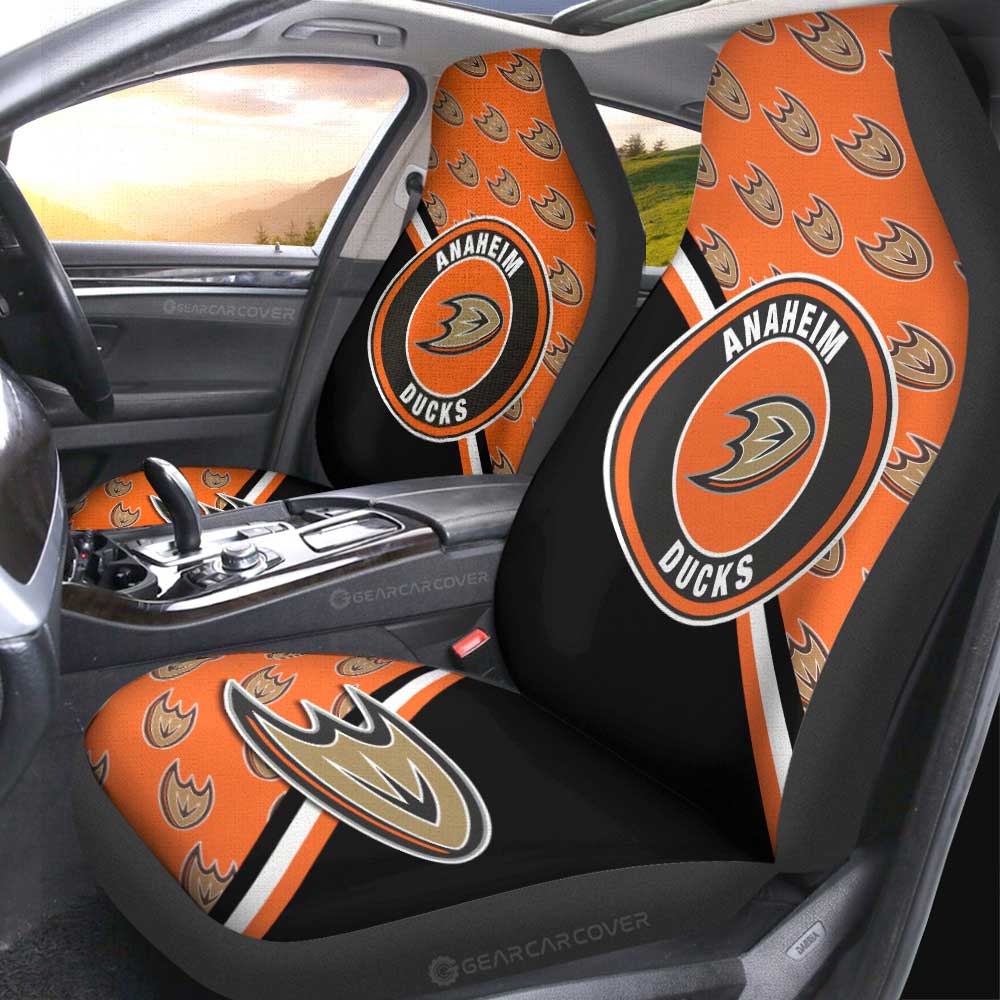 Anaheim Ducks Car Seat Covers Custom Car Accessories For Fans - Gearcarcover - 2