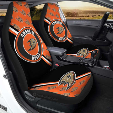 Anaheim Ducks Car Seat Covers Custom Car Accessories For Fans - Gearcarcover - 1