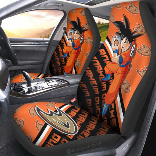 Anaheim Ducks Car Seat Covers Goku Car Decorations For Fans - Gearcarcover - 2