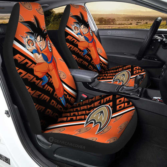 Anaheim Ducks Car Seat Covers Goku Car Decorations For Fans - Gearcarcover - 1