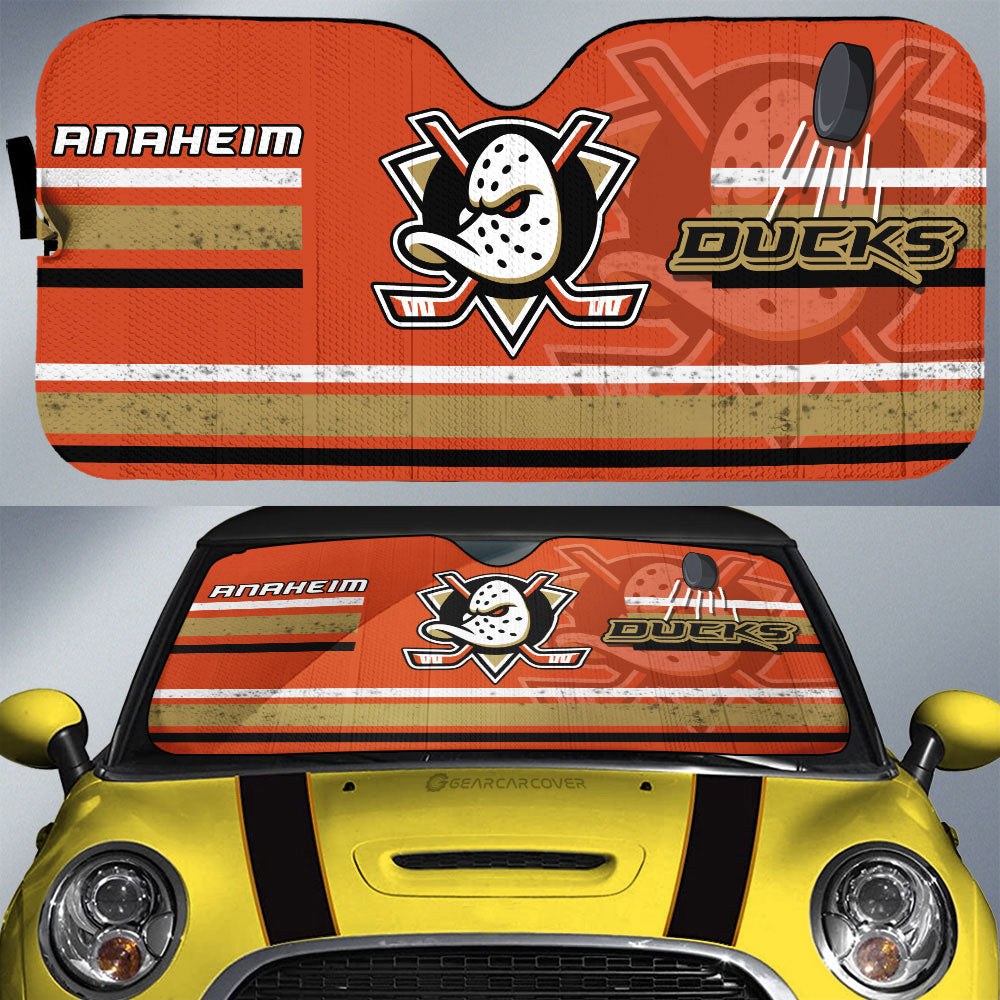 Anaheim Ducks Car Sunshade Custom Car Accessories - Gearcarcover - 1