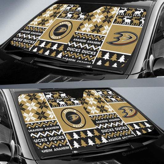 Anaheim Ducks Car Sunshade Custom Ugly Style Car Accessories - Gearcarcover - 2