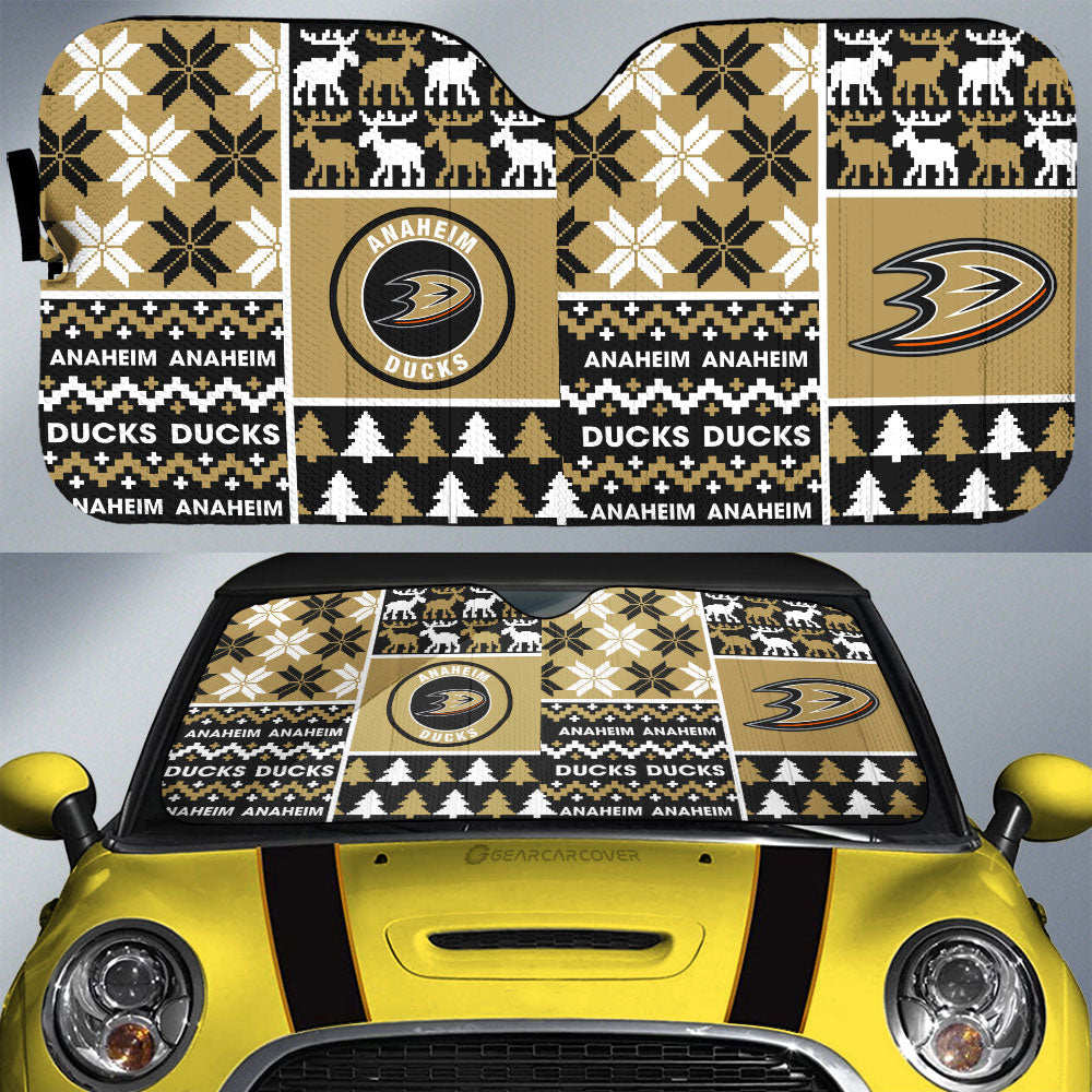 Anaheim Ducks Car Sunshade Custom Ugly Style Car Accessories - Gearcarcover - 1