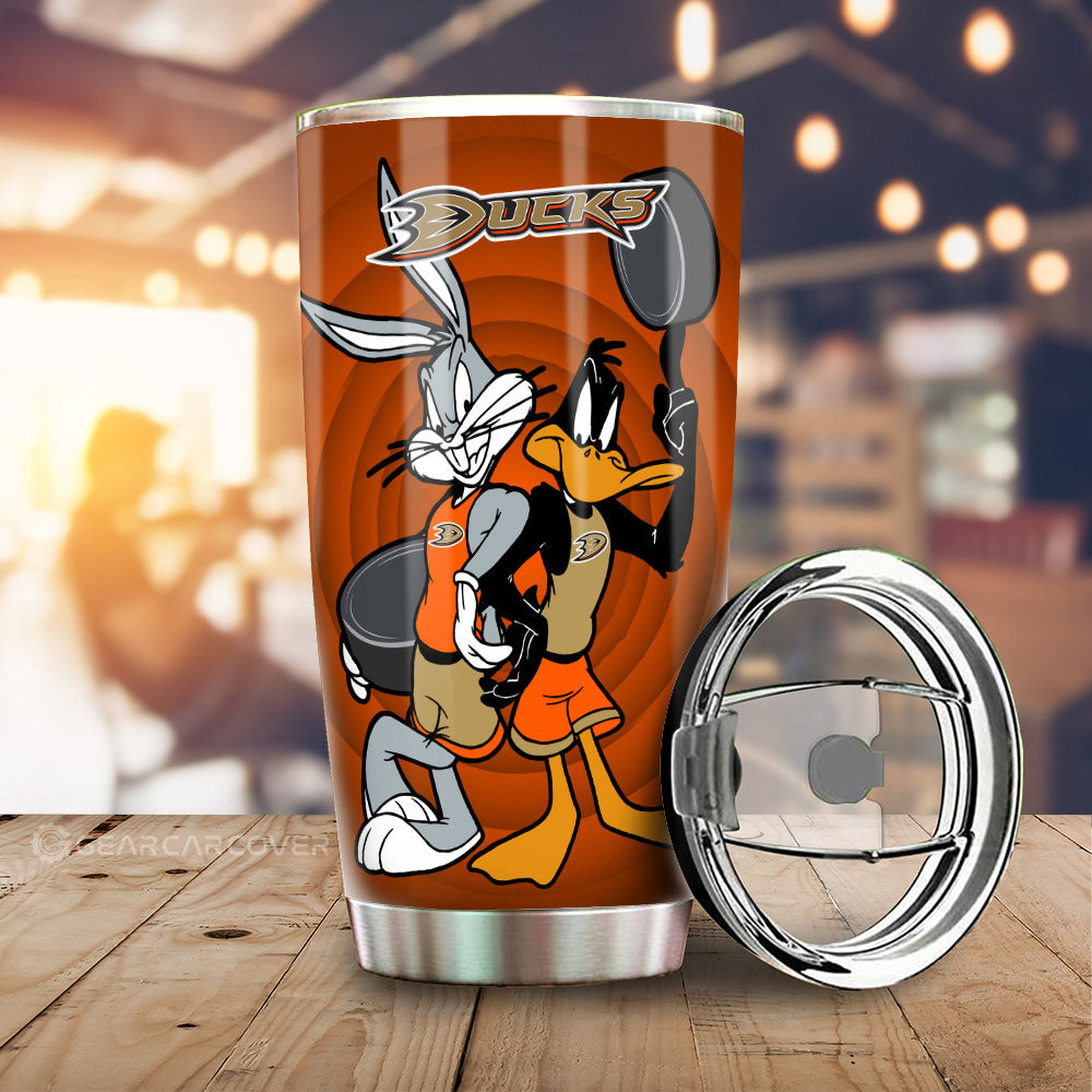 Anaheim Ducks Tumbler Cup Custom Car Accessories - Gearcarcover - 2