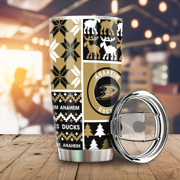 Anaheim Ducks Tumbler Cup Custom Ugly Style Car Accessories - Gearcarcover - 1