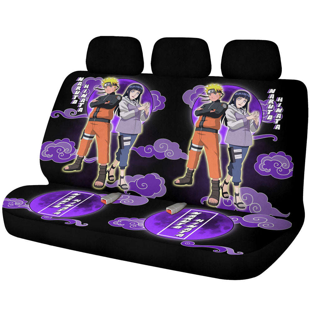 And Hinata Car Back Seat Covers Custom Anime Car Accessories - Gearcarcover - 1