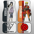 And Hinata Car Floor Mats Custom Anime Car Accessories For Fans - Gearcarcover - 1