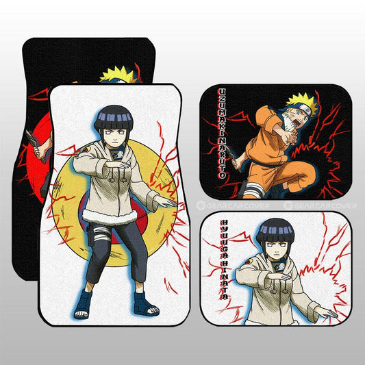 And Hinata Car Floor Mats Custom For Anime Fans - Gearcarcover - 2